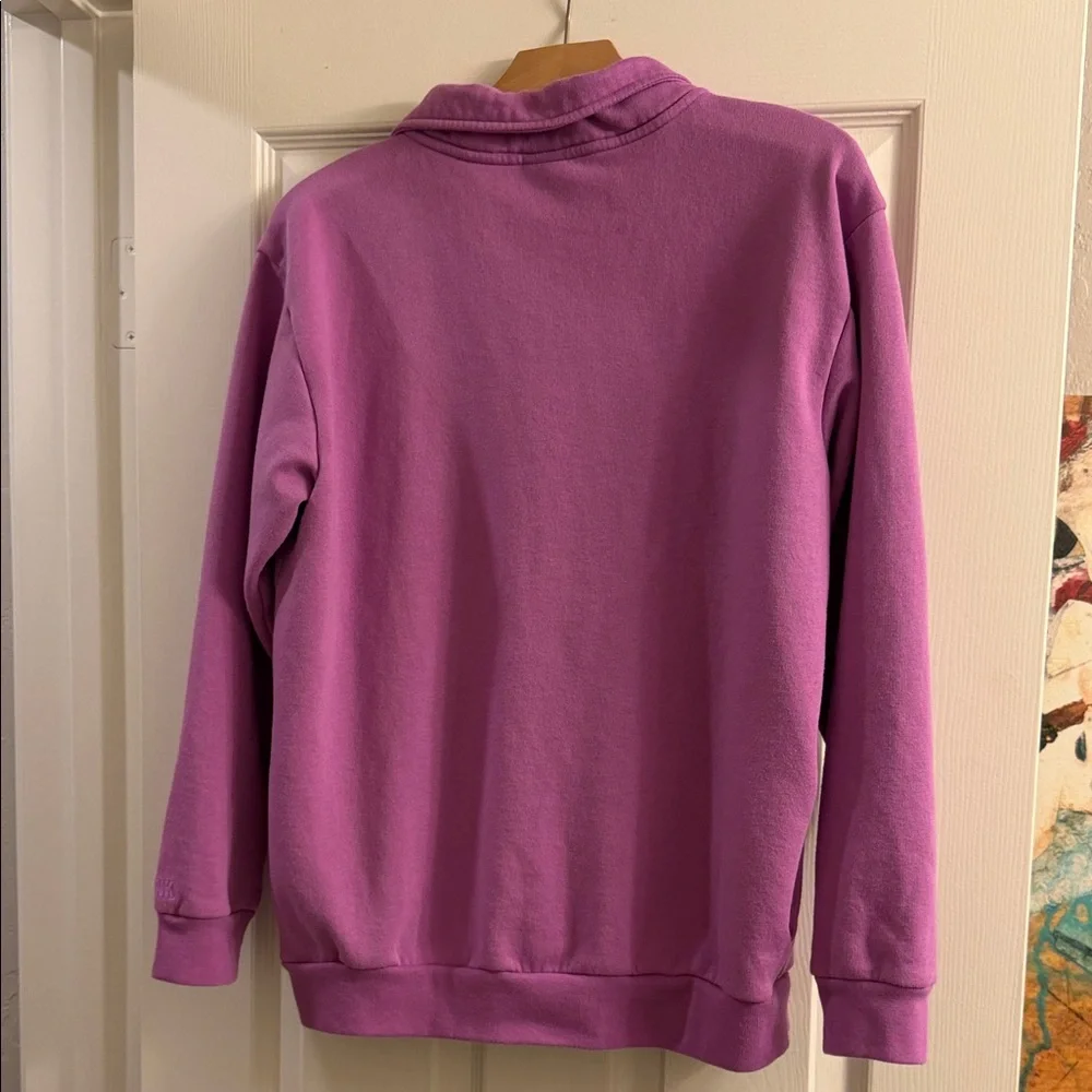 Victoria's Secret Lavender Quarter-Zip Fleece Pullover - Picture 7 of 7